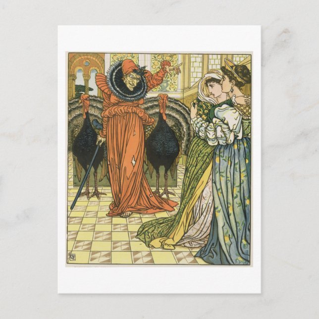 Illustration from The Yellow Dwarf, first edition Postcard (Front)