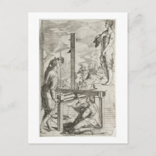 Illustration from Vignola's 'The Two Rules of Prac Postcard