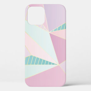 (illustration) gold line background, abstract arti iPhone 12 case