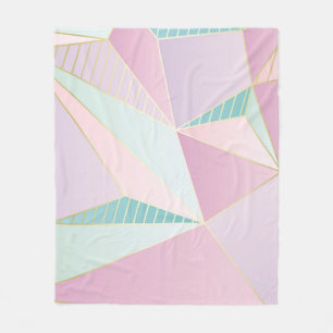 (illustration) gold line background, abstract arti fleece blanket