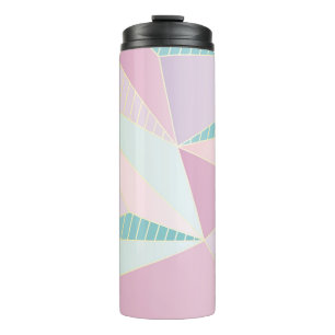 (illustration) gold line background, abstract arti thermal tumbler