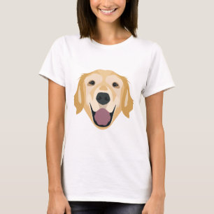 Illustration Golden Retriever T-Shirt