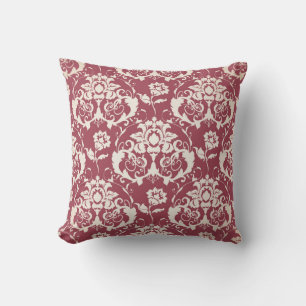 Illustration. Luxury texture. Baroque, Damask seam Cushion