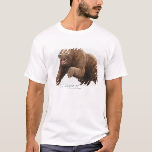 Illustration of a Brown bear T-Shirt
