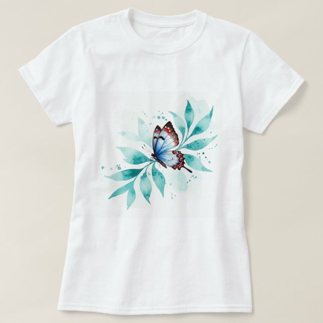 Illustration of a butterfly T-Shirt (Design Front)