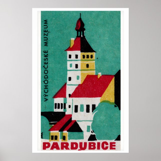 Illustration Of A Historical Building Poster (Front)