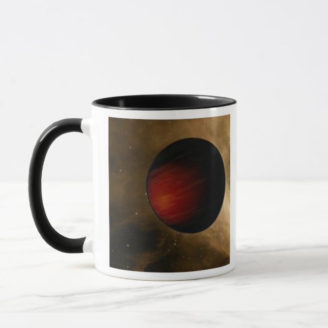 Illustration of a hot Jupiter called HD 149026b Mug (Left)