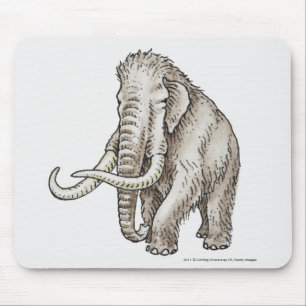 Illustration of a mammoth mouse mat
