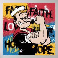 illustration of a pop art cartoon sailor character