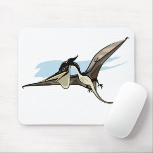 Illustration Of A Pteranodon Dinosaur. Mouse Mat