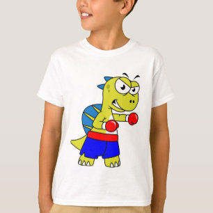 Illustration Of A Spinosaurus Boxing. T-Shirt