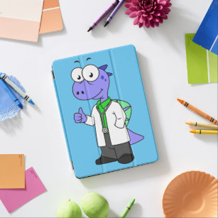 Illustration Of A Spinosaurus Doctor. iPad Air Cover