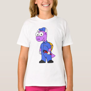 Illustration Of A Spinosaurus Plumber. T-Shirt
