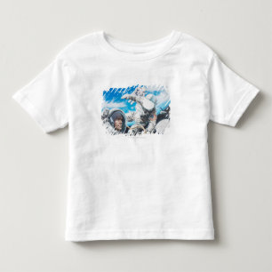 Illustration of American astronauts in space Toddler T-Shirt