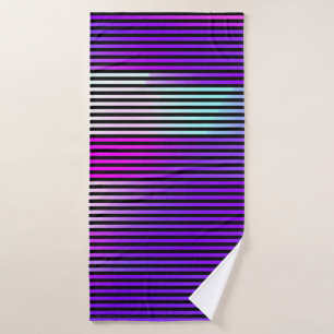 illustration of an abstract glitch background. Cy Bath Towel
