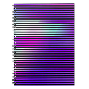 illustration of an abstract glitch background. Cy Notebook