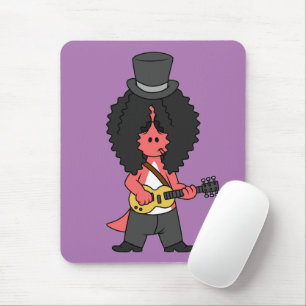 Illustration Of An Allosaurus Dressed As Rock Star Mouse Mat