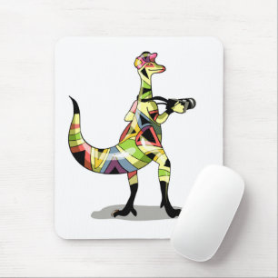 Illustration Of An Iguanodon Photographer. Mouse Mat