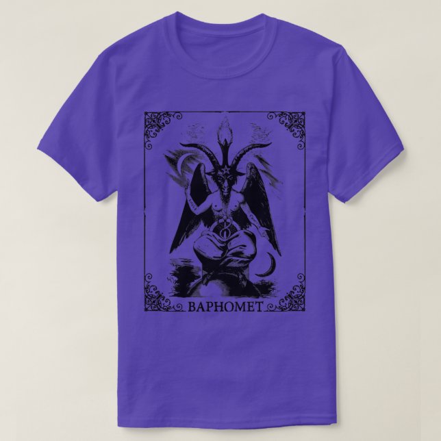Illustration of Baphomet T-Shirt (Design Front)