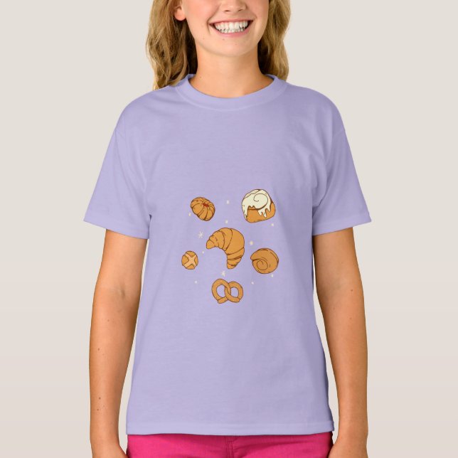 Illustration of bread  T-Shirt (Front)