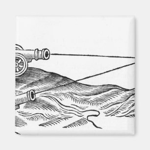 Illustration of Cannon Fire Magnet