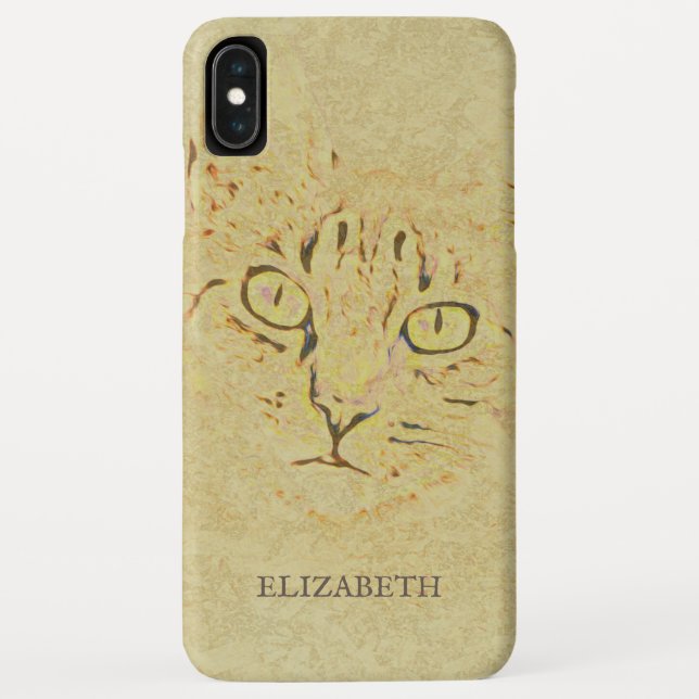 Illustration of Cat Case-Mate iPhone Case (Back)