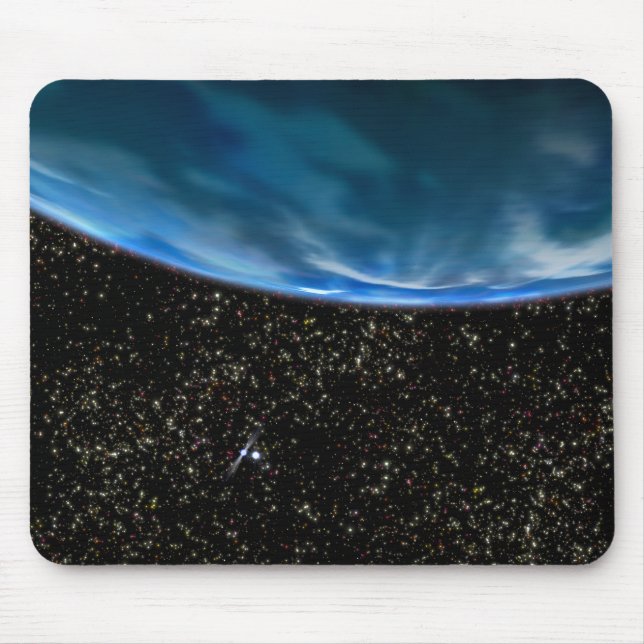 Illustration of Earth's horizon Mouse Mat (Front)
