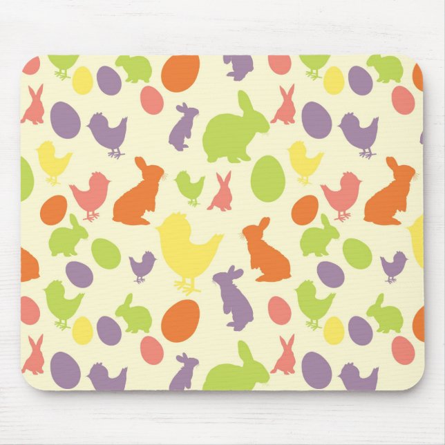 Illustration of Easter background Mouse Mat (Front)