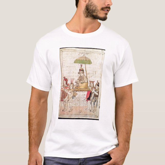 Illustration of Huascar Inca T-Shirt (Front)