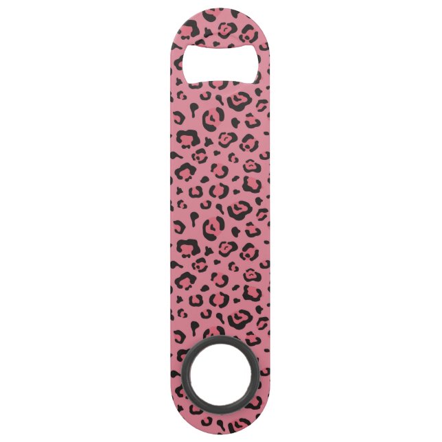 Illustration of Leopard Pink Animal (Front)