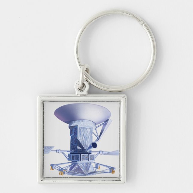 Illustration of Magellan spacecraft Key Ring (Front)