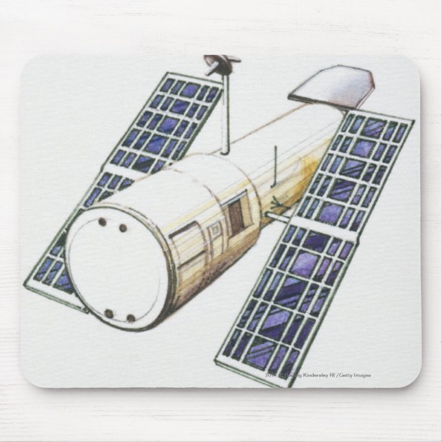 Illustration of satellite used for detecting mouse mat (Front)