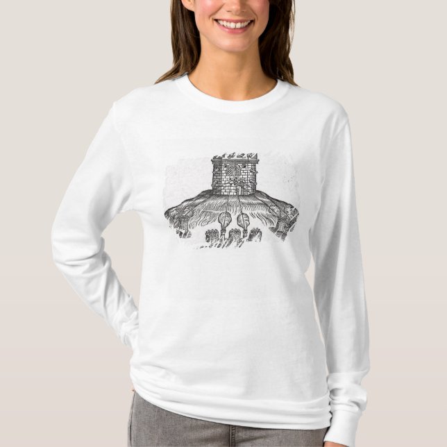 Illustration of siege warfare T-Shirt (Front)