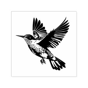 Illustration Of Songbird Self Inking Rubber Stamp