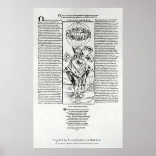 Illustration of Syphilis, 1496 Poster