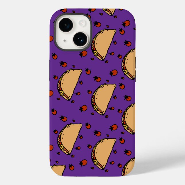 Illustration of tacos Case-Mate iPhone case (Back)