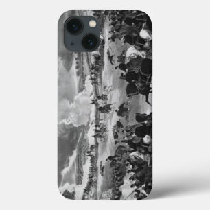 Illustration of the Battle of Gettysburg iPhone 13 Case