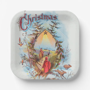 Illustration of the Biblical Magi Holiday    Paper Plate