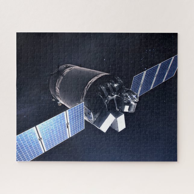 Illustration Of The Dragon Xl Spacecraft. Jigsaw Puzzle (Horizontal)