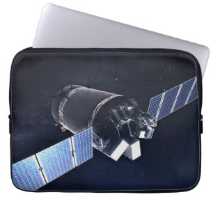 Illustration Of The Dragon Xl Spacecraft. Laptop Sleeve