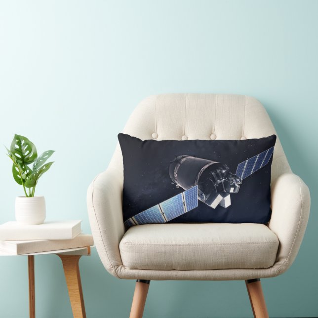 Illustration Of The Dragon Xl Spacecraft. Lumbar Cushion (Chair)