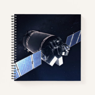 Illustration Of The Dragon Xl Spacecraft. Notebook