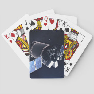 Illustration Of The Dragon Xl Spacecraft. Playing Cards