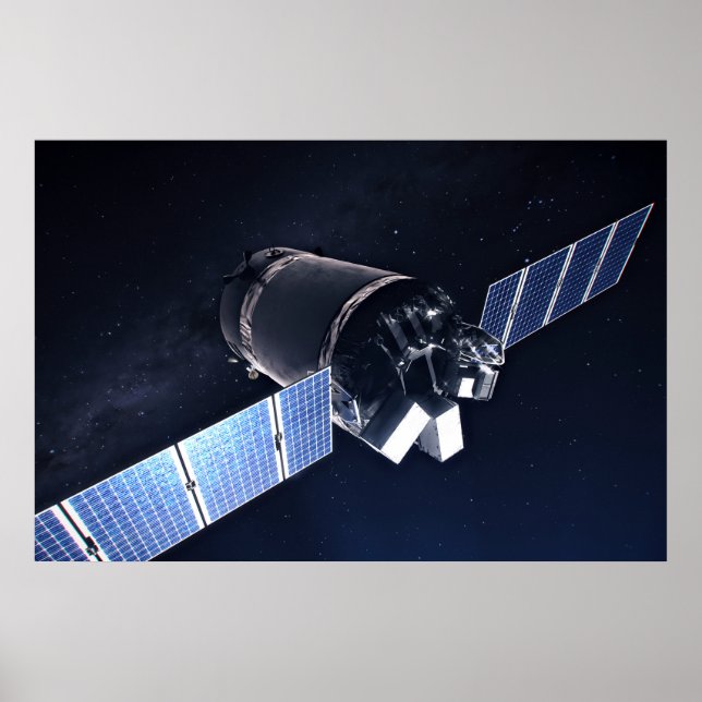 Illustration Of The Dragon Xl Spacecraft. Poster (Front)