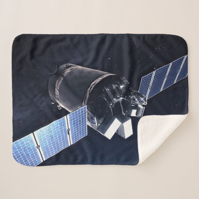 Illustration Of The Dragon Xl Spacecraft. Sherpa Blanket (Front (Horizontal))