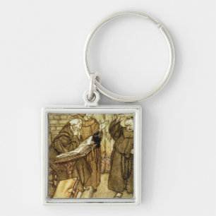 Illustration of 'The Jackdaw of Rheims' Key Ring