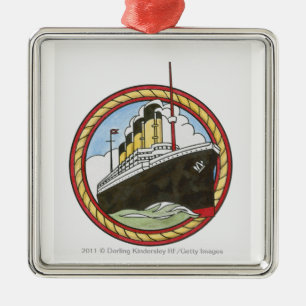 Illustration of Titanic Metal Tree Decoration