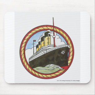 Illustration of Titanic Mouse Mat