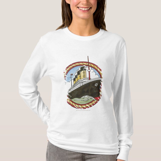 Illustration of Titanic T-Shirt (Front)