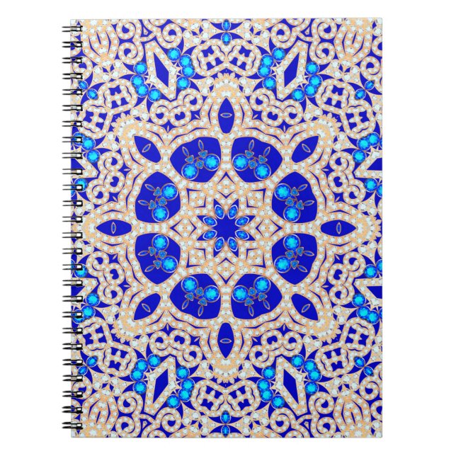 Illustration of vintage background with precious s notebook (Front)